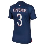 Günstige Fußballtrikots Paris Saint-Germain 2023-24 Kimpembe 3 Frauens Heimtrikot Kurzarm